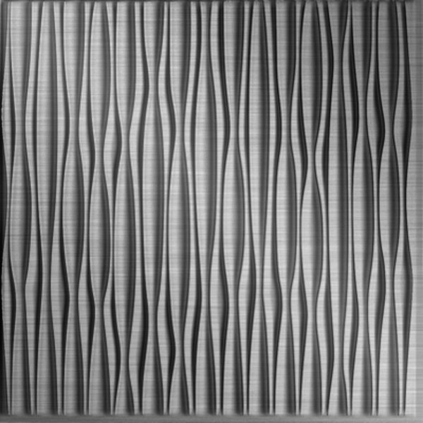 Vinyl Wall Covering Dimension Walls Adirondack Vertical Brushed Aluminum