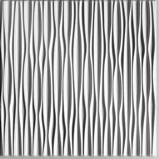  Dimension Walls Adirondack Vertical White/Paintable