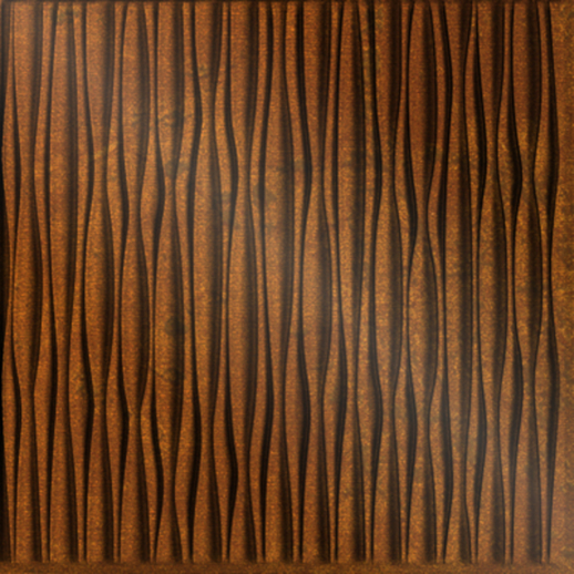  Dimension Walls Adirondack Vertical Aged Gold