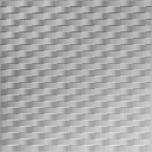  Dimension Walls Gallatin Brushed Aluminum