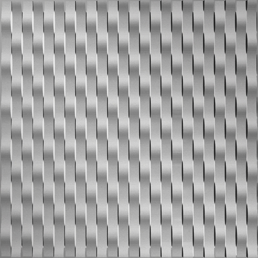  Dimension Walls Gallatin Vertical Metallic Silver