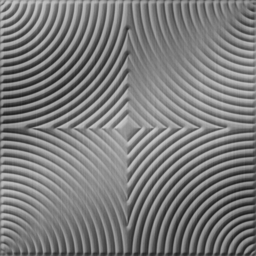  Dimension Walls Mackenzie Brushed Stainless