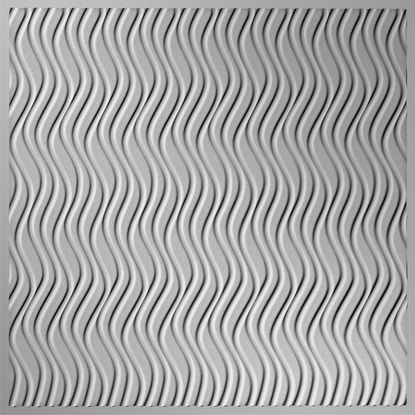 Vinyl Wall Covering Dimension Walls Sierra Vertical Metallic Silver