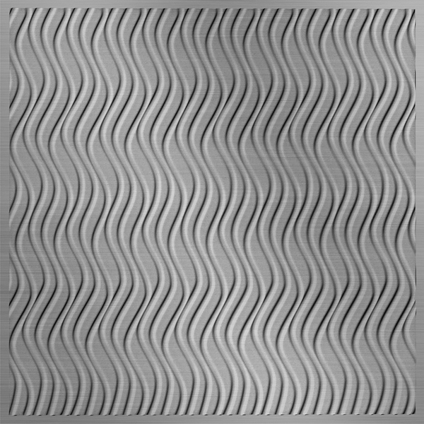Vinyl Wall Covering Dimension Walls Sierra Vertical Brushed Aluminum