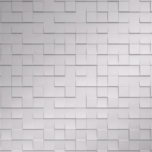  Dimension Walls Too Hip to Be Square Metallic Silver