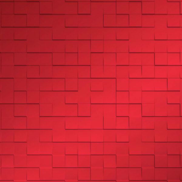 Vinyl Wall Covering Dimension Walls Too Hip to Be Square Metallic Red