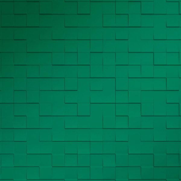 Vinyl Wall Covering Dimension Walls Too Hip to Be Square Metallic Green