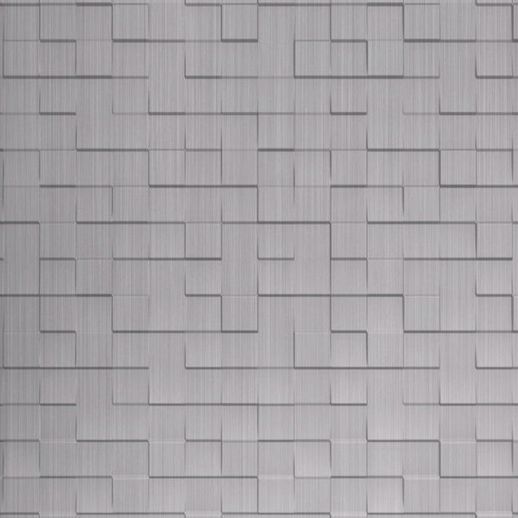  Dimension Walls Too Hip to Be Square Brushed Aluminum