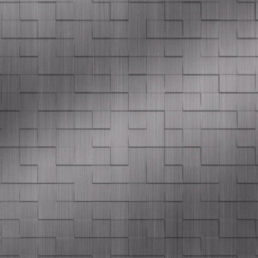  Dimension Walls Too Hip to Be Square Brushed Stainless