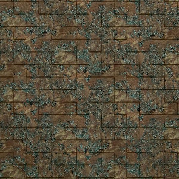 Vinyl Wall Covering Dimension Walls Too Hip to Be Square Copper Patina