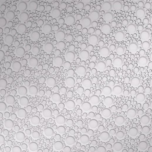  Dimension Walls Circle of Cool Metallic Silver