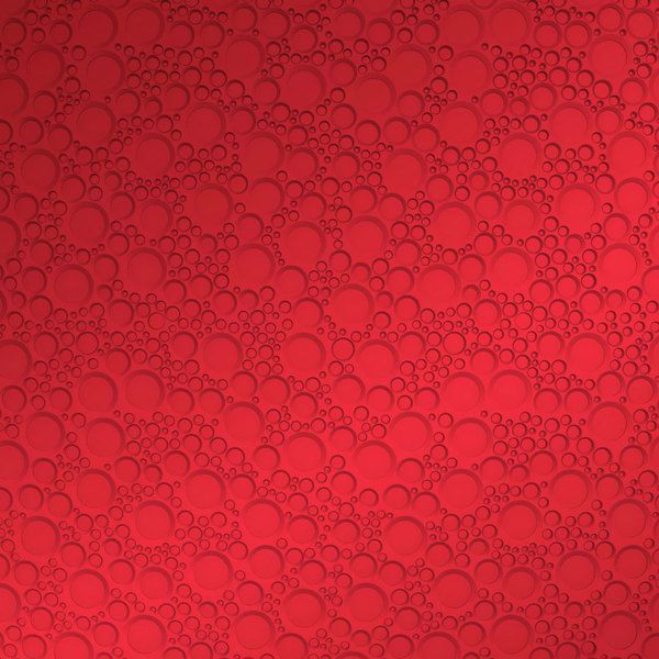 Vinyl Wall Covering Dimension Walls Circle of Cool Metallic Red