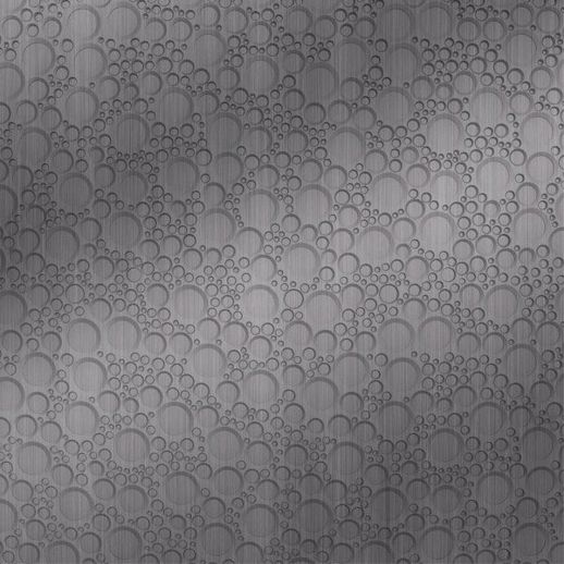  Dimension Walls Circle of Cool Brushed Stainless