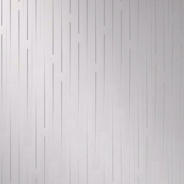 Vinyl Wall Covering Dimension Walls Line Them Up Vertical Metallic Silver