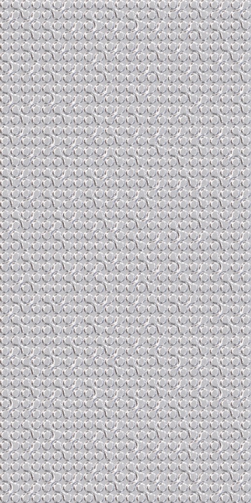  Dimension Walls Infinite Metallic Silver