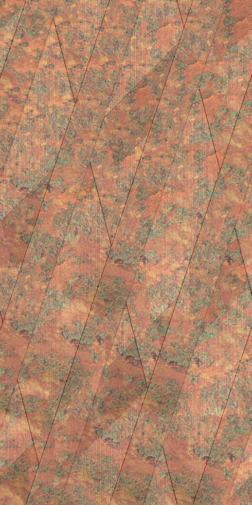  Dimension Walls Interlock Copper Patina