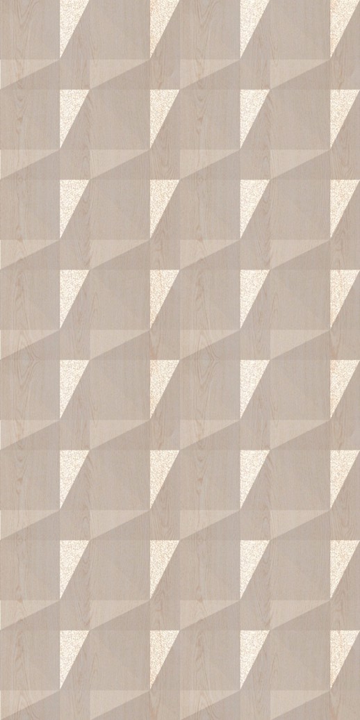  Dimension Walls Faceted Light Oak