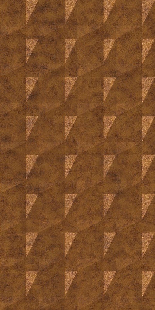  Dimension Walls Faceted Antique Bronze