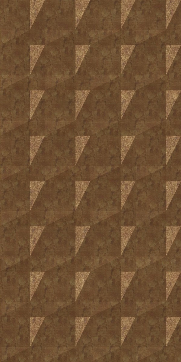 Vinyl Wall Covering Dimension Walls Faceted Aged Gold