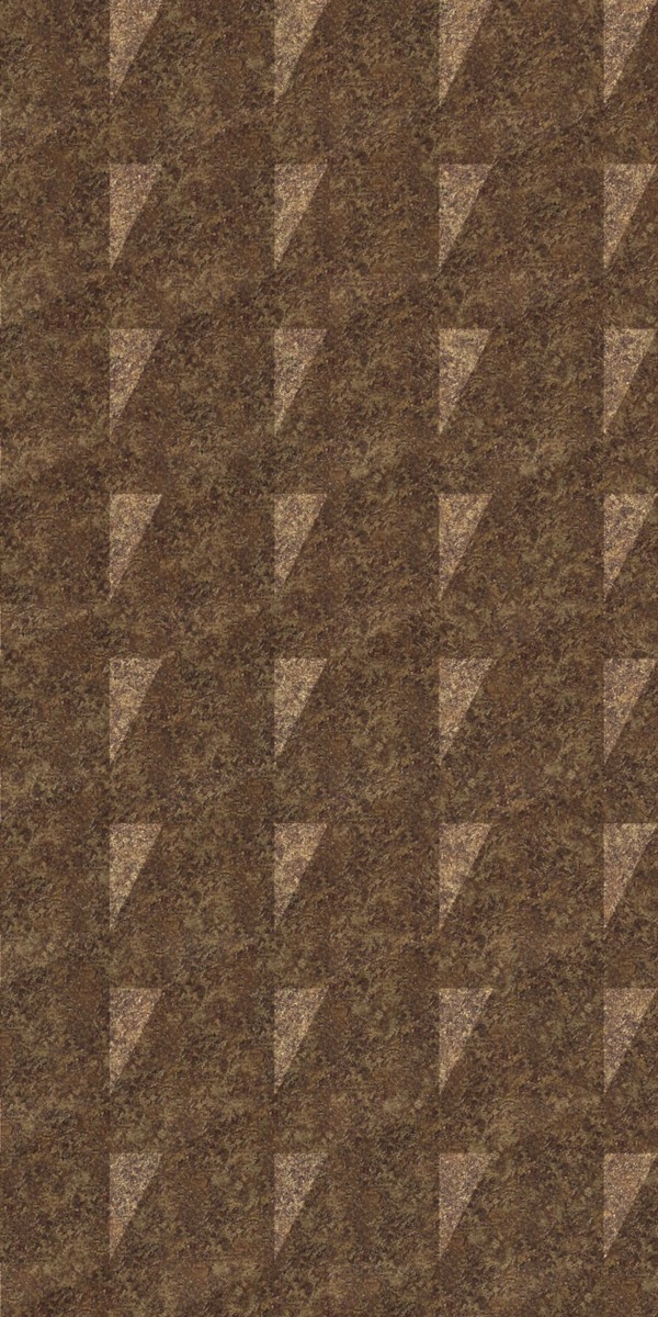 Vinyl Wall Covering Dimension Walls Faceted Bronze Patina