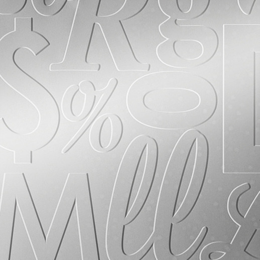  Dimension Walls Lingual Metallic Silver