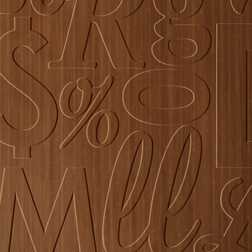  Dimension Walls Lingual Pearwood