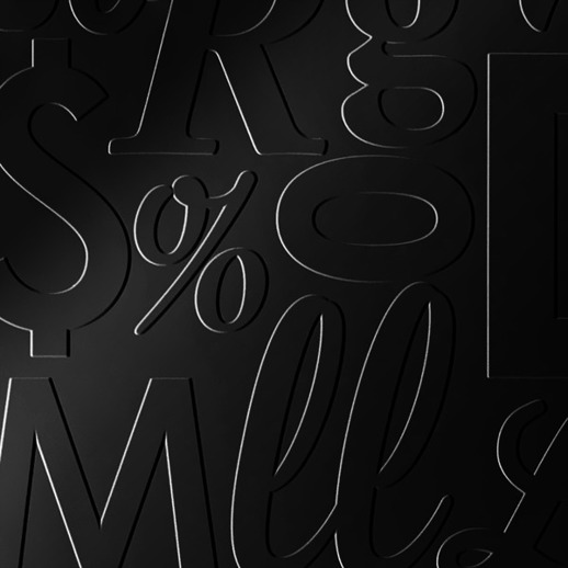  Dimension Walls Lingual Polished Ebony