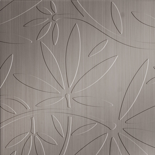  Dimension Walls Floral Vine Brushed Nickel