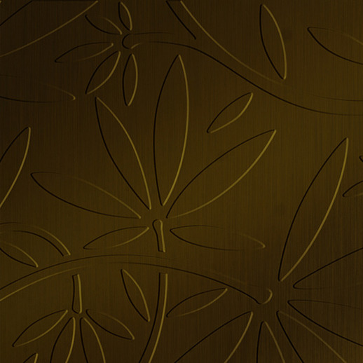  Dimension Walls Floral Vine Rubbed Bronze
