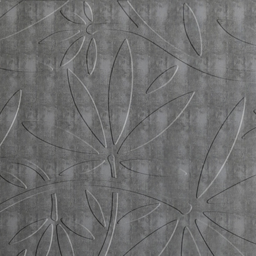  Dimension Walls Floral Vine Etched Silver
