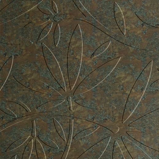  Dimension Walls Floral Vine Copper Patina