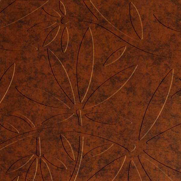 Vinyl Wall Covering Dimension Walls Floral Vine Moonstone Copper