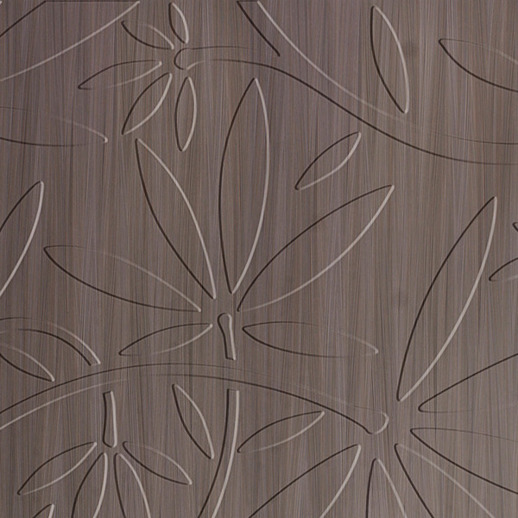  Dimension Walls Floral Vine Burnished Brushstroke