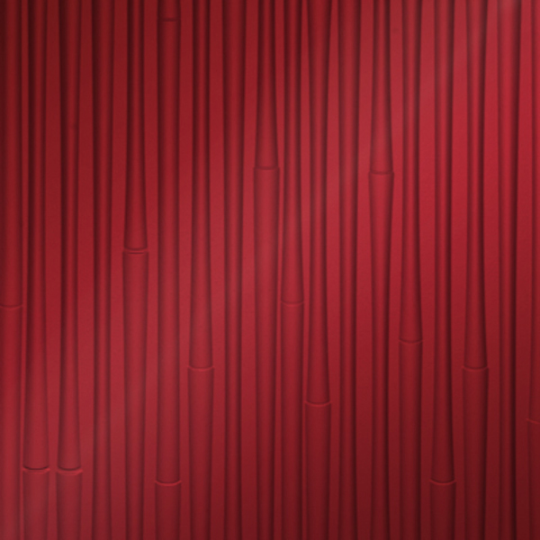 Vinyl Wall Covering Dimension Walls Bamboo Metallic Red
