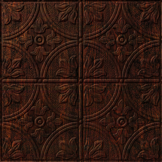  Dimension Walls Flower Garden Burgundy Grain