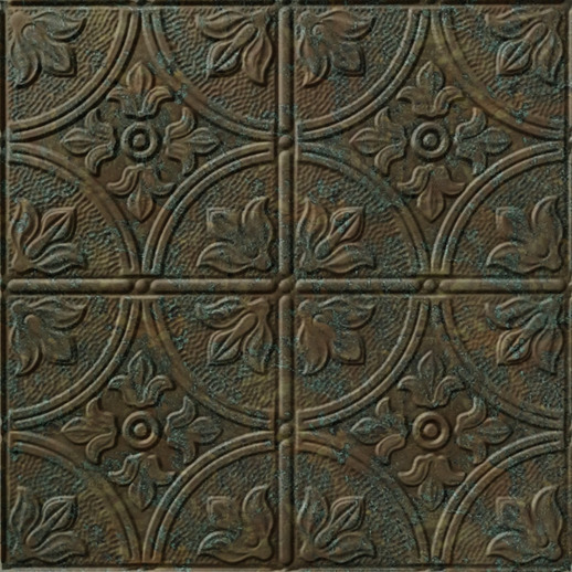  Dimension Walls Flower Garden Copper Patina