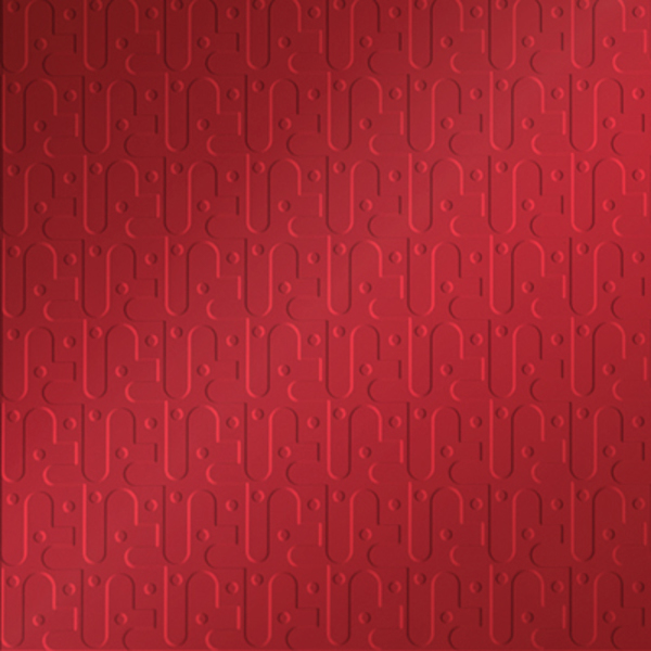 Vinyl Wall Covering Dimension Walls Robotics Metallic Red