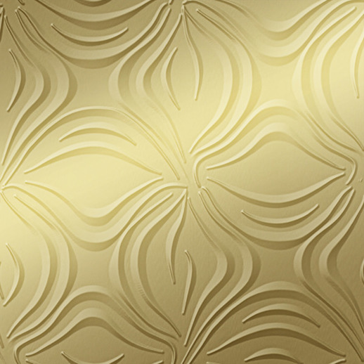  Dimension Walls Blossom Metallic Gold