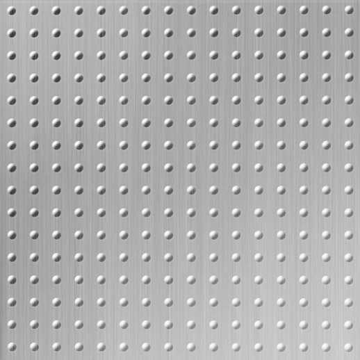  Dimension Walls Small Rivet Brushed Aluminum