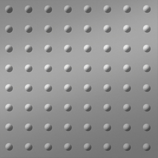  Dimension Walls Rivet Metallic Silver