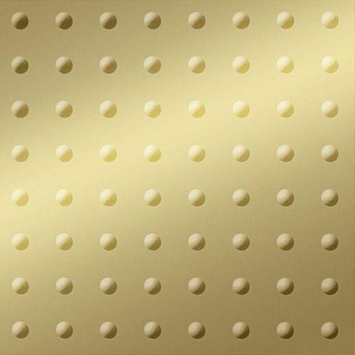  Dimension Walls Rivet Metallic Gold