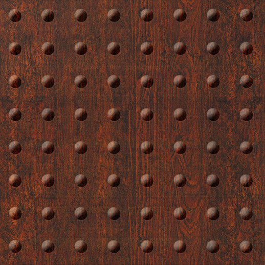  Dimension Walls Rivet Walnut