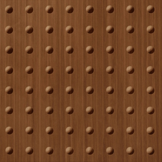  Dimension Walls Rivet Pearwood