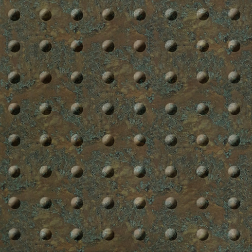  Dimension Walls Rivet Copper Patina