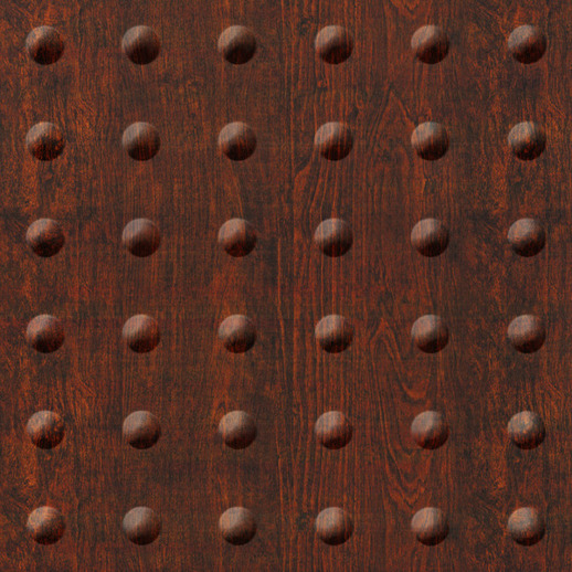  Dimension Walls Large Rivet Walnut