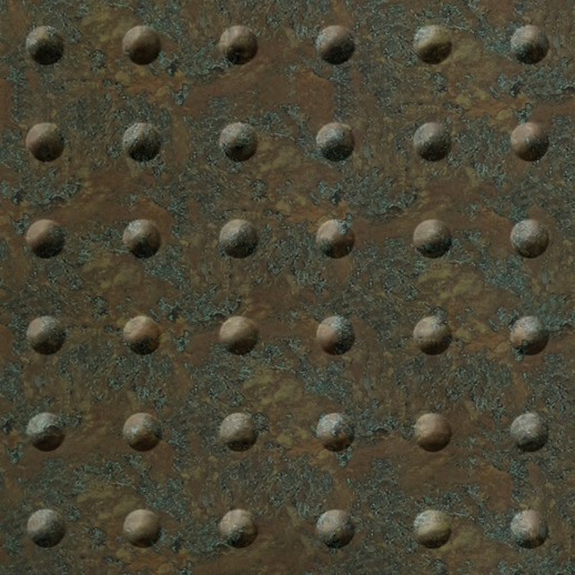  Dimension Walls Large Rivet Copper Patina