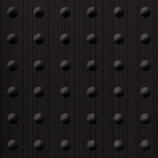  Dimension Walls Large Rivet Striated Ebony