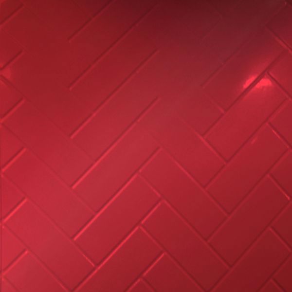 Vinyl Wall Covering Dimension Walls Tweed Metallic Red