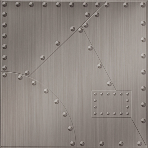  Dimension Walls Alloy Brushed Nickel