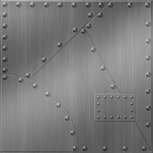  Dimension Walls Alloy Brushed Stainless